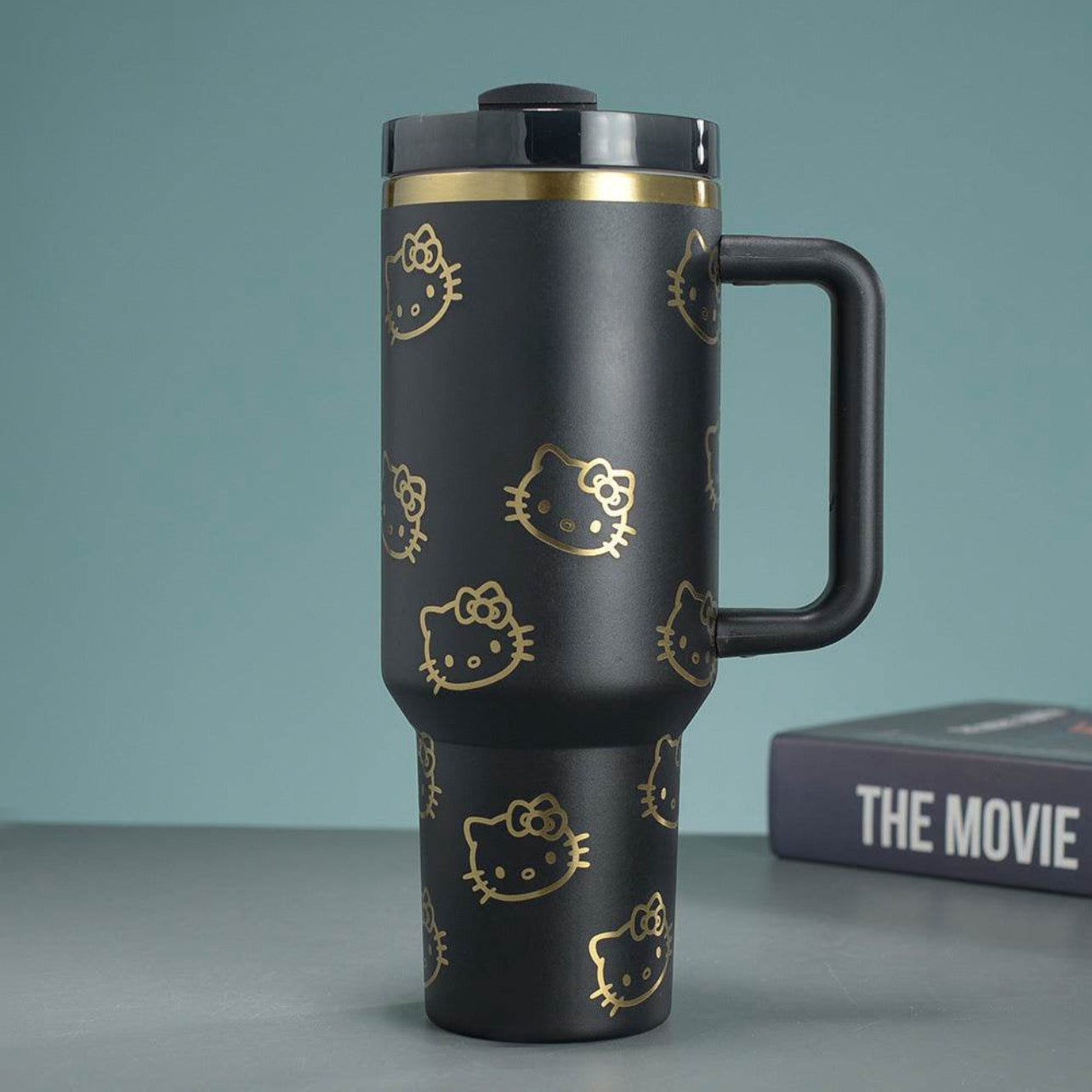 Gobelet isotherme en acier inoxydable de 1,2 litre avec poignée - Tasse de voyage isotherme