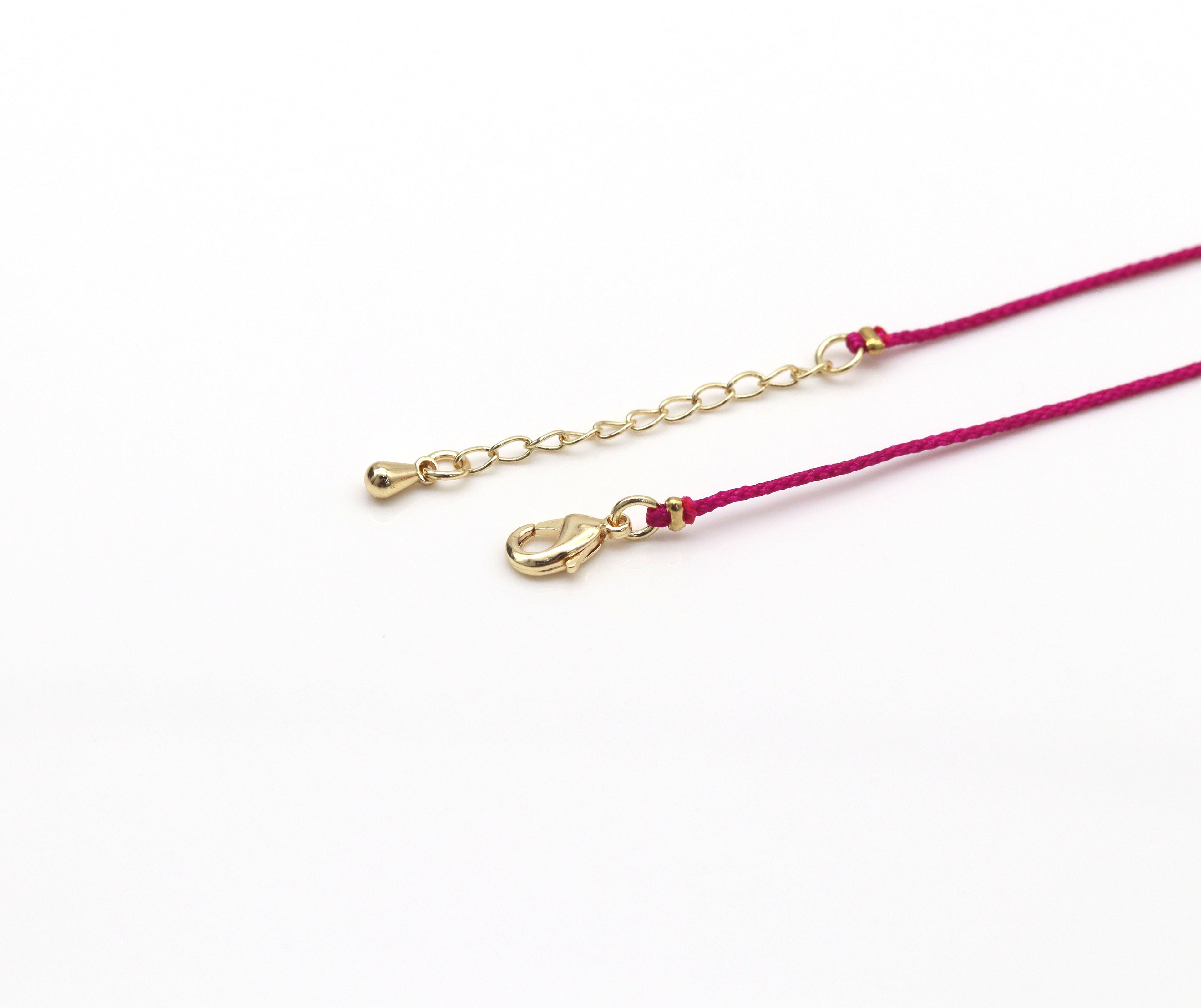 24 Colors!! Diamond Cord Bracelet, Bezel Bracelet, Round Bezel Bracelet,Friendship Bracelet, CZ string bracelet, Dainty Bracelet, sku#EF84