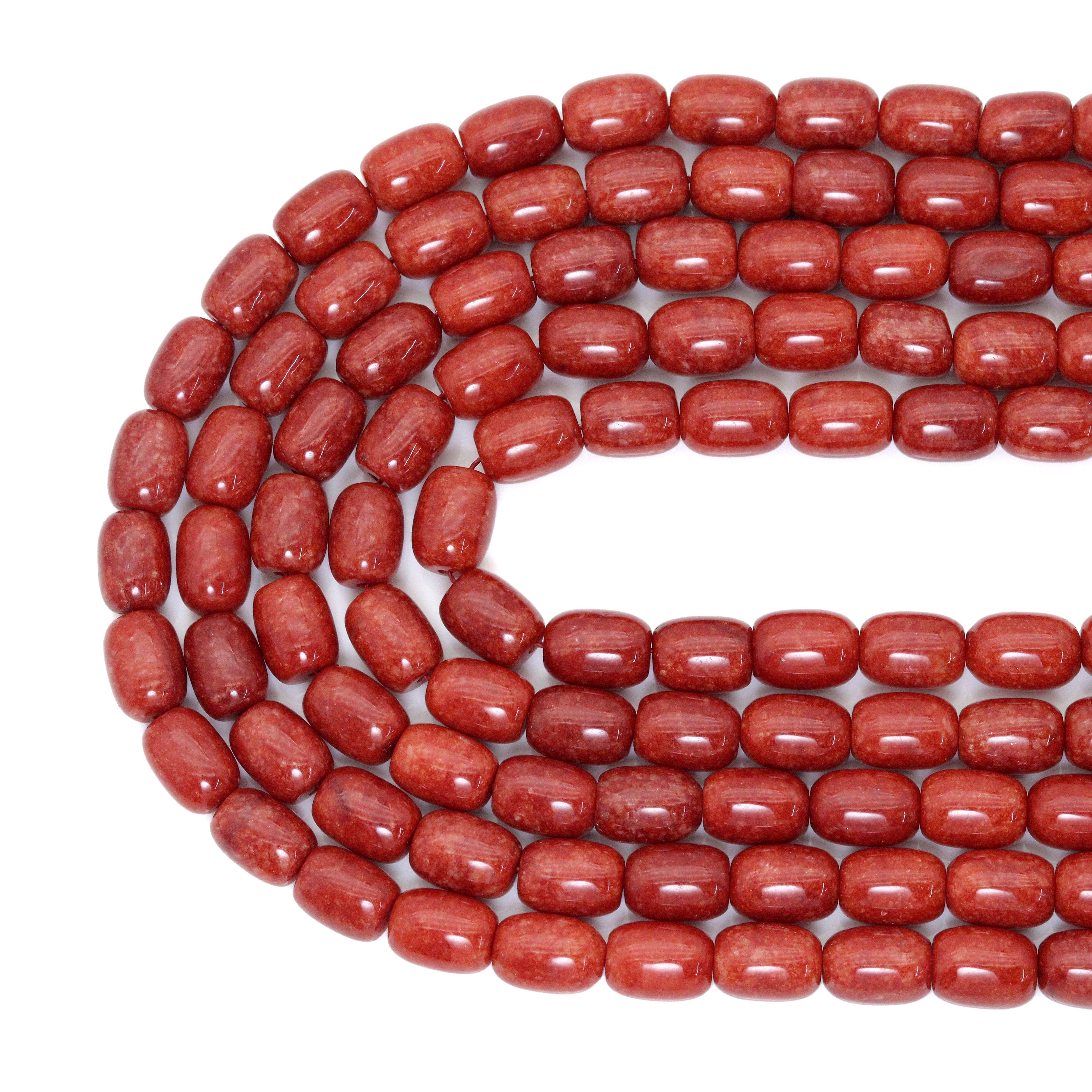 10x14mm Barrel Shape Jade Beads, Sku#U2259
