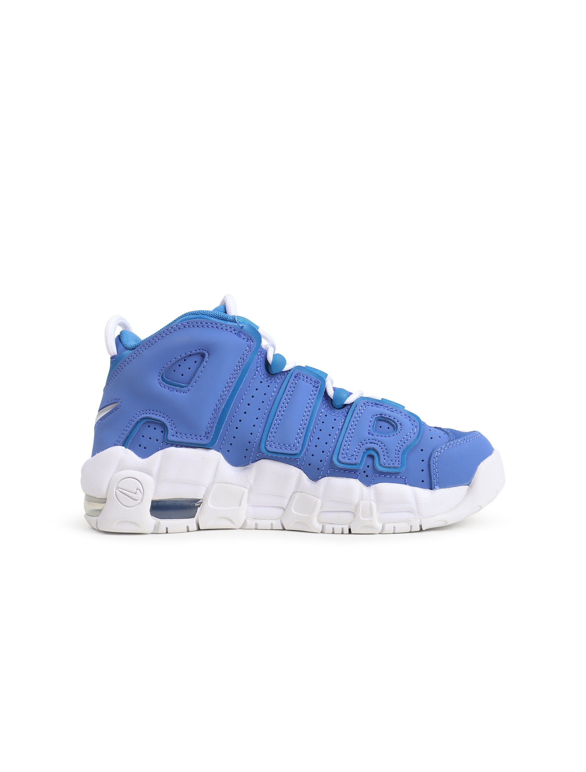 Nike Air More Uptempo Grand enfant Bleu moyen/Blanc-Battle