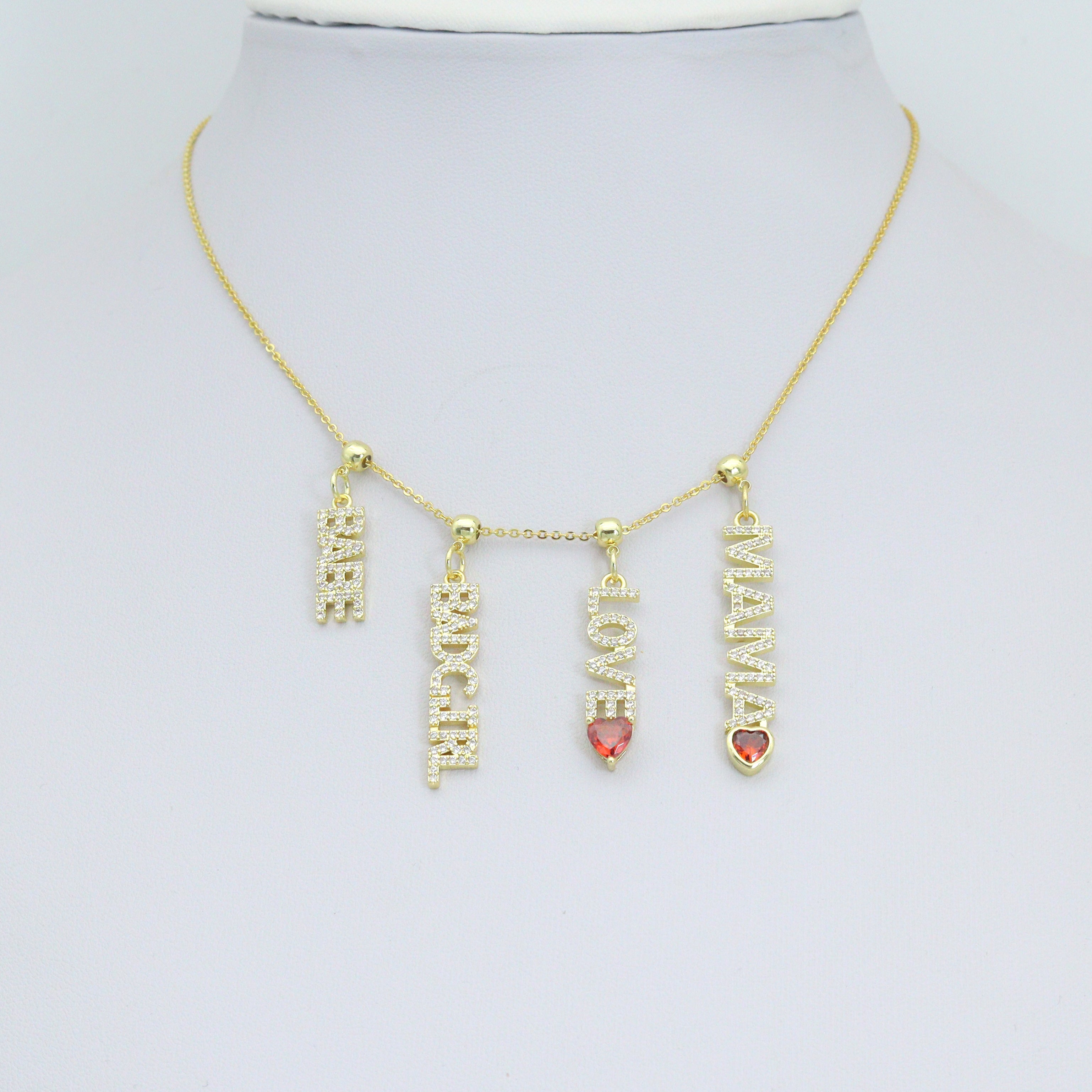 Babe, Badgirl, Love, Mama Heart Charm, Sku#Y1050
