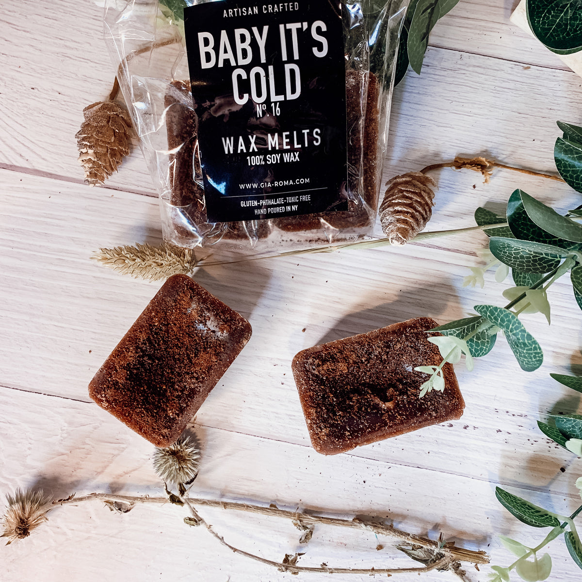 Gingerbread Spiced Latte XL Wax Melts - Warm Gingerbread Latte Scent