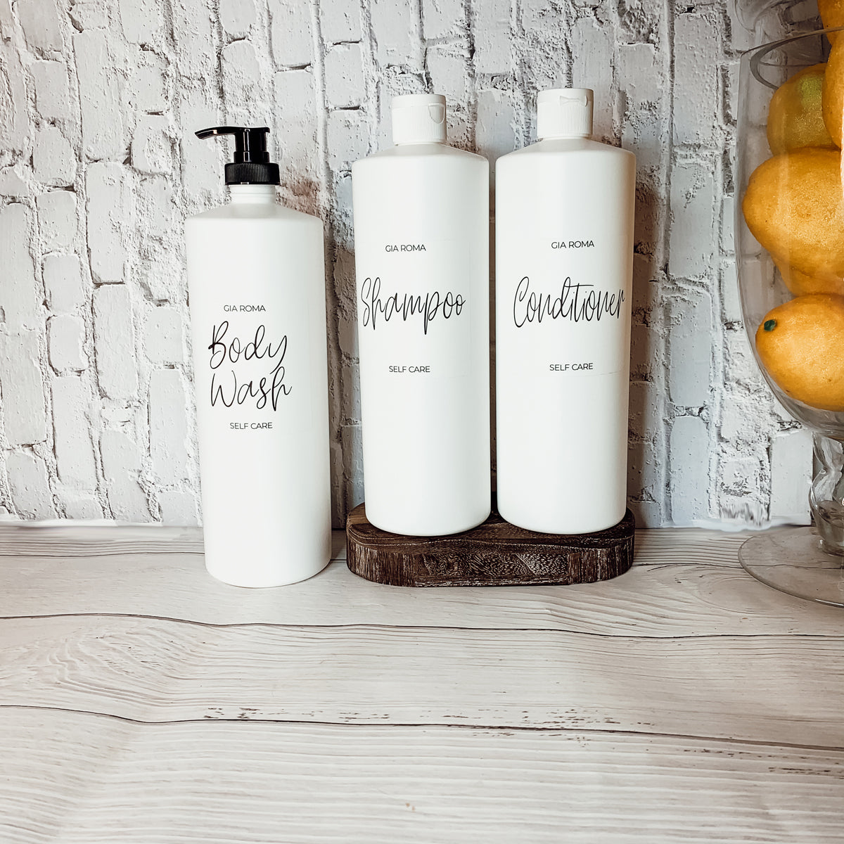 32oz White Plastic Refillable Dispenser Bottles - Reusable Soap Lotion Pump
