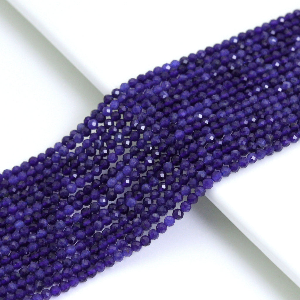 2mm Top Quality Sodalite Round Faceted Beads, Sku#U2202