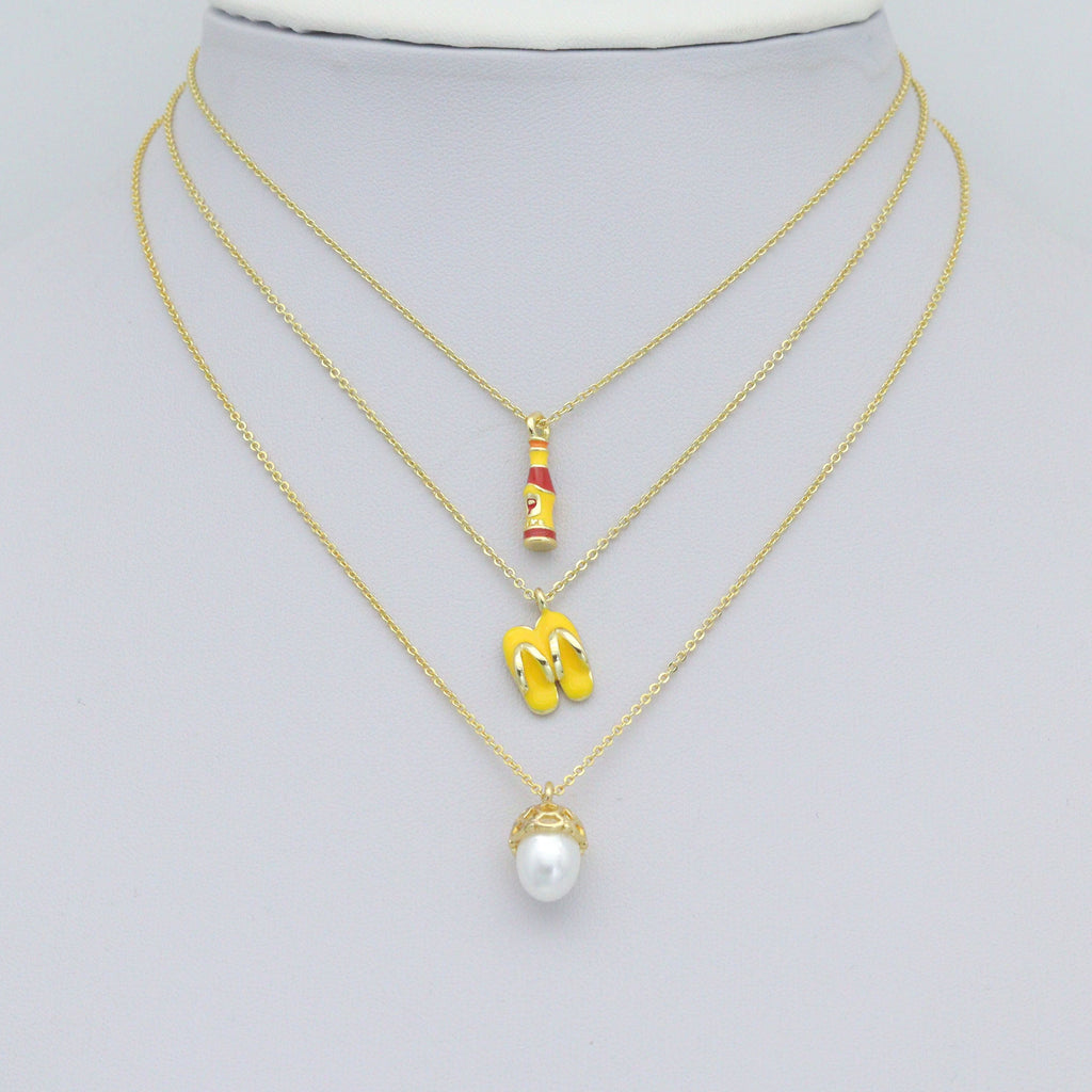 Pink shell,white pearl, starfish, hat, flower fruit, flip flop, soda bottle, grape heart, Guitar charm, Sku#LD761
