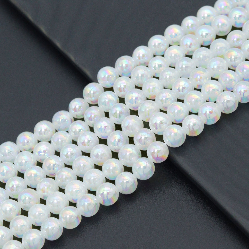 New AB Mystic Selanite beads, 6mm/8mm/10mm Selanite beads, Sku#U2329