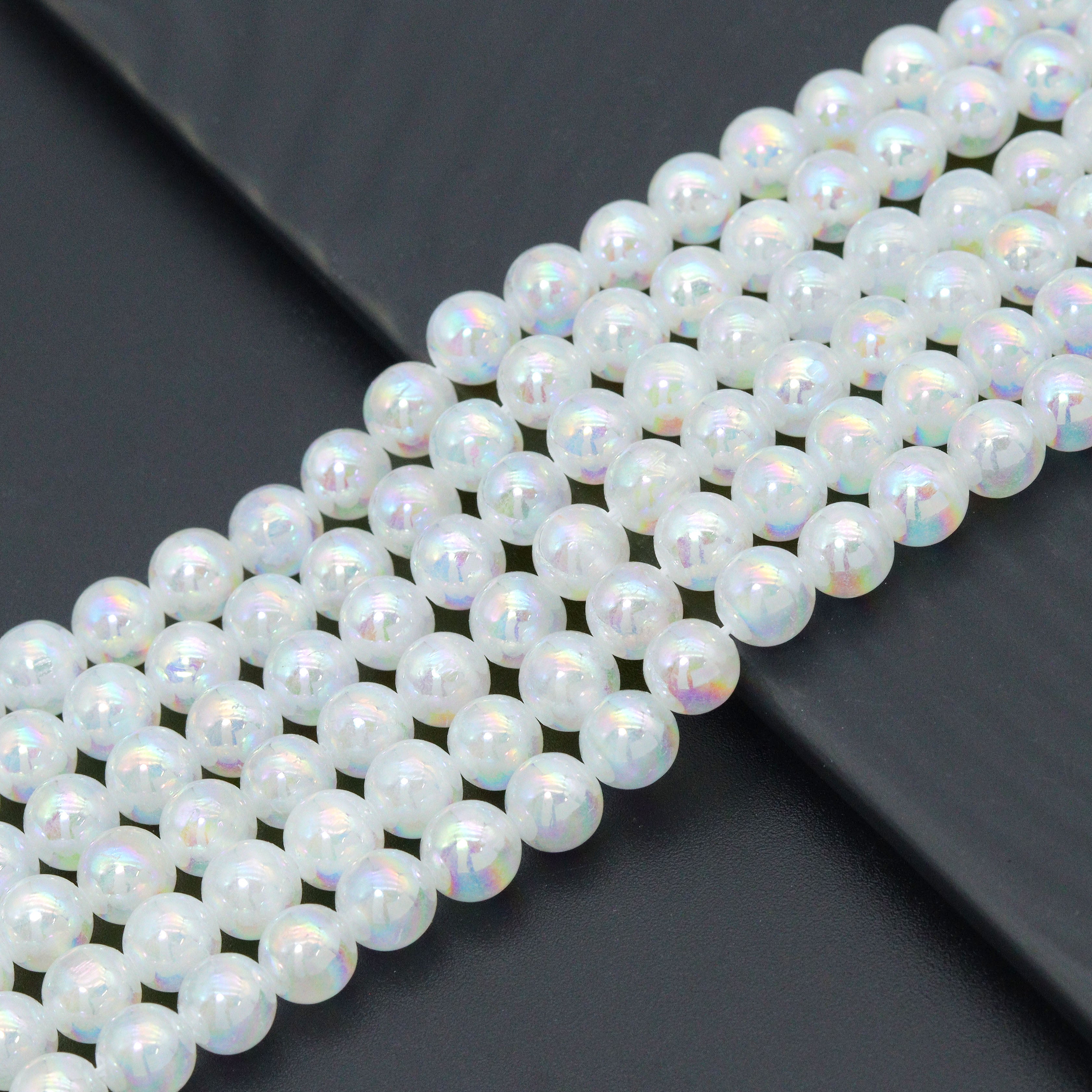 New AB Mystic Selanite beads, 6mm/8mm/10mm Selanite beads, Sku#U2329