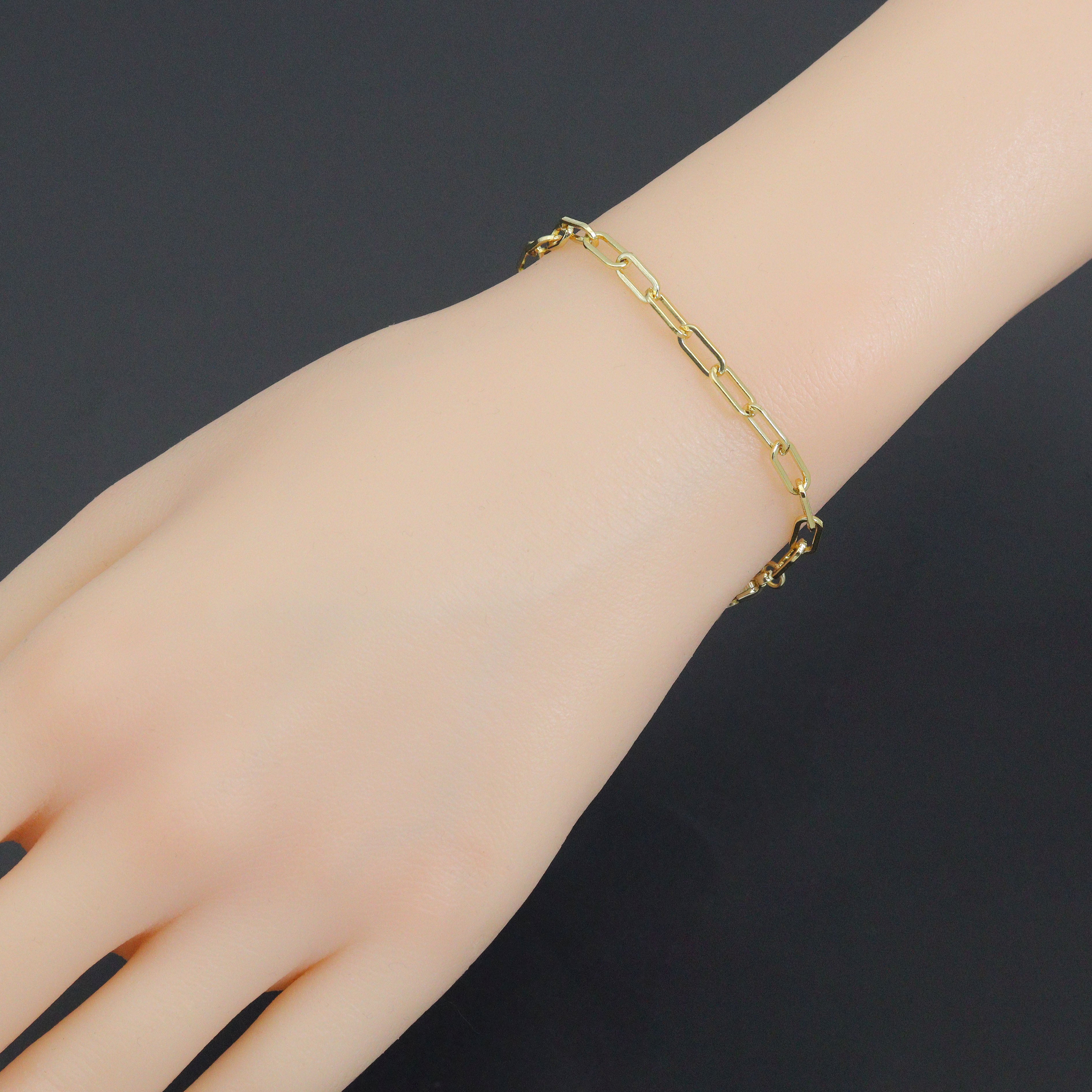 Small Link Paperclip Necklace Bracelet, sku#EF222