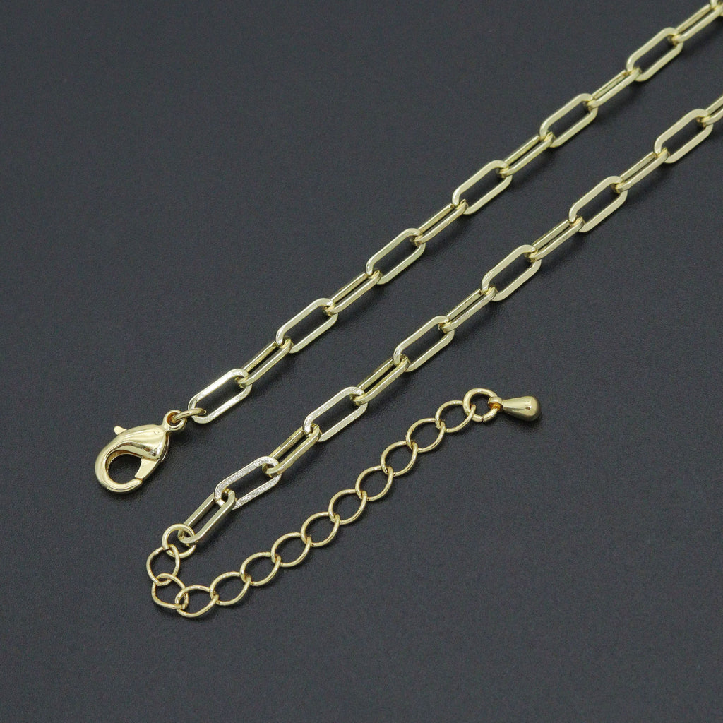 Small Link Paperclip Necklace Bracelet, sku#EF222