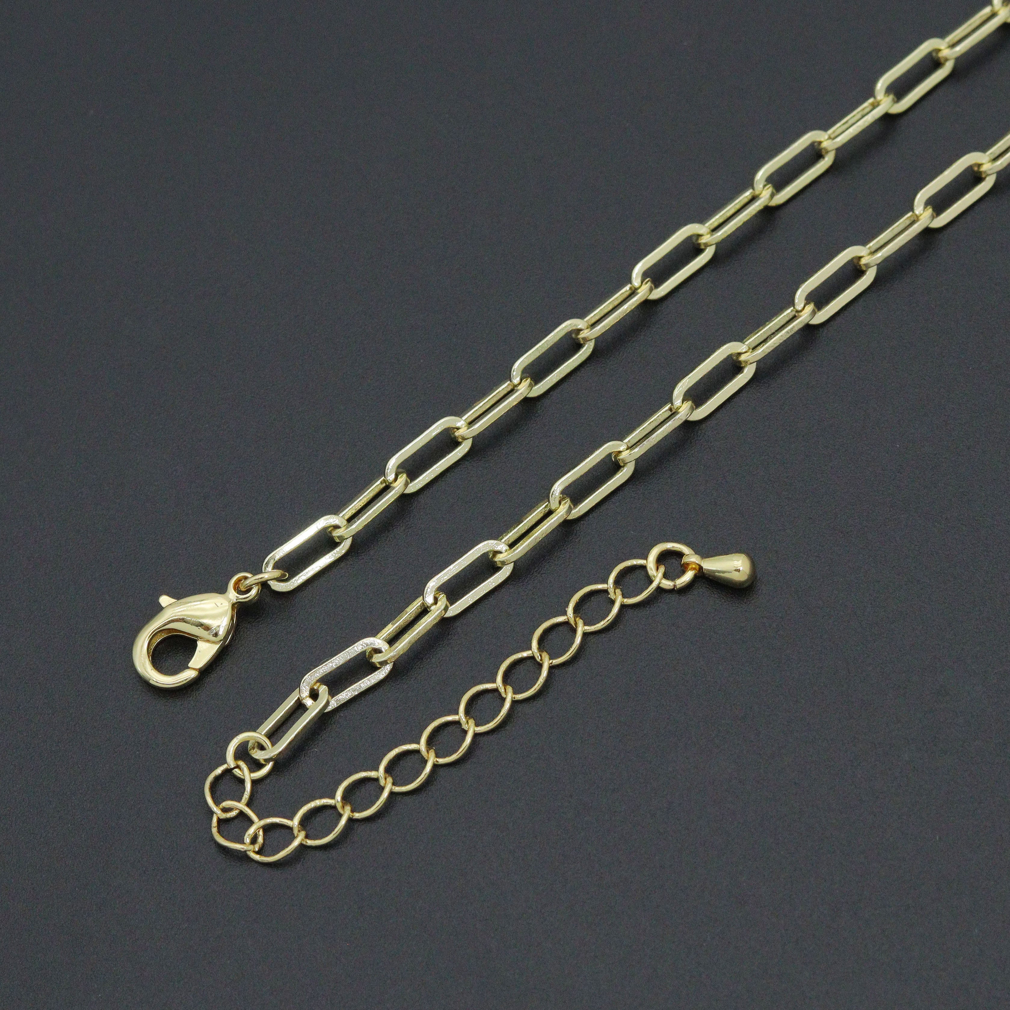 Small Link Paperclip Necklace Bracelet, sku#EF222