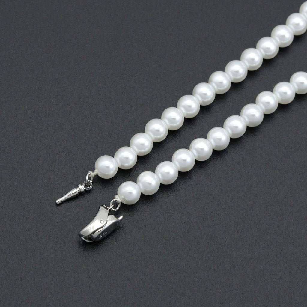 Pink Purple Pearl Beads Necklace, sku#EF695
