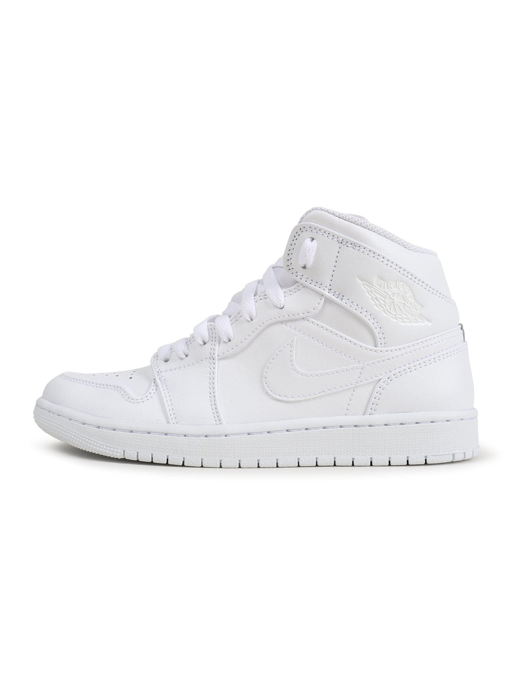 Air Jordan Homme 1 Mid - Triple Blanc