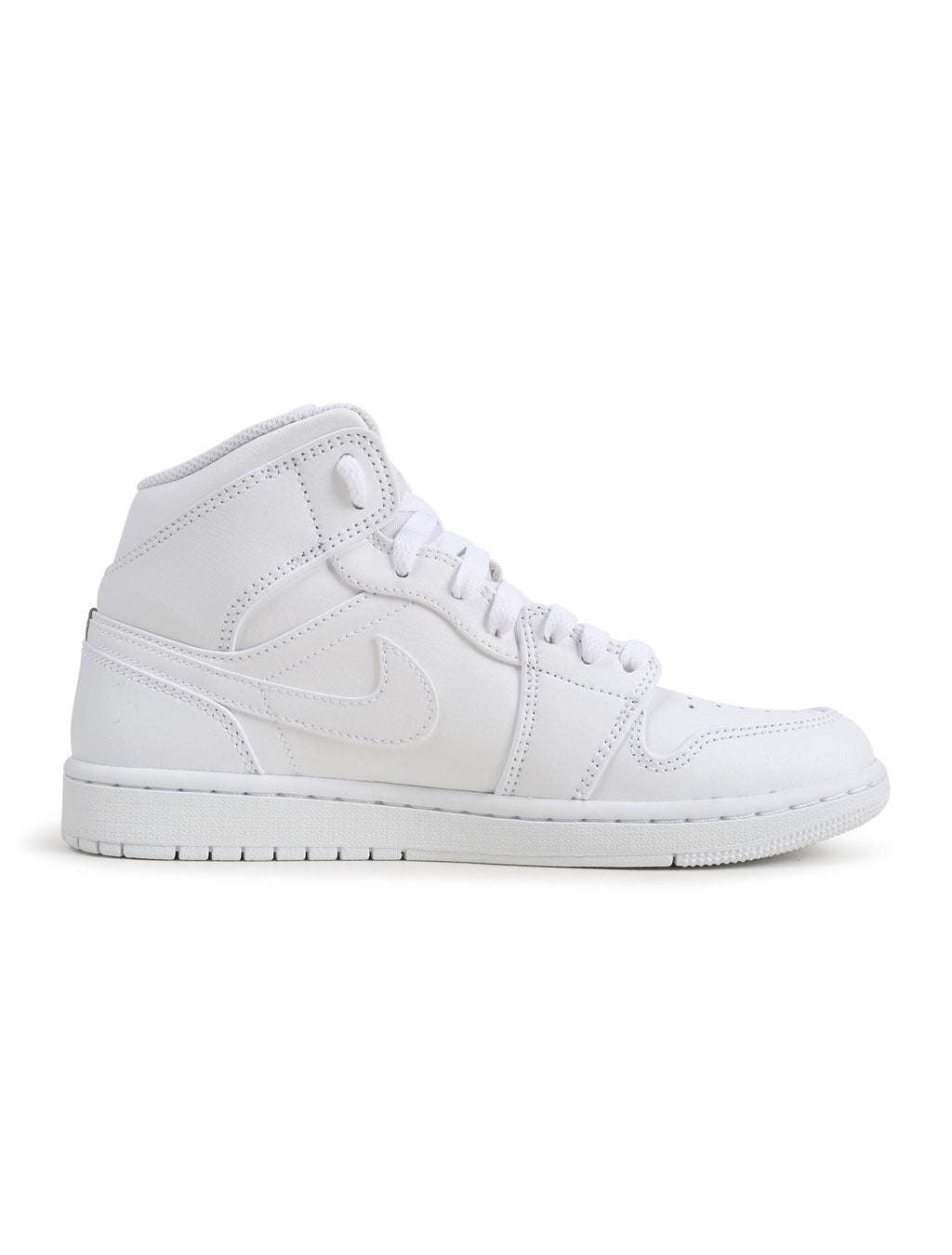 Air Jordan Homme 1 Mid - Triple Blanc