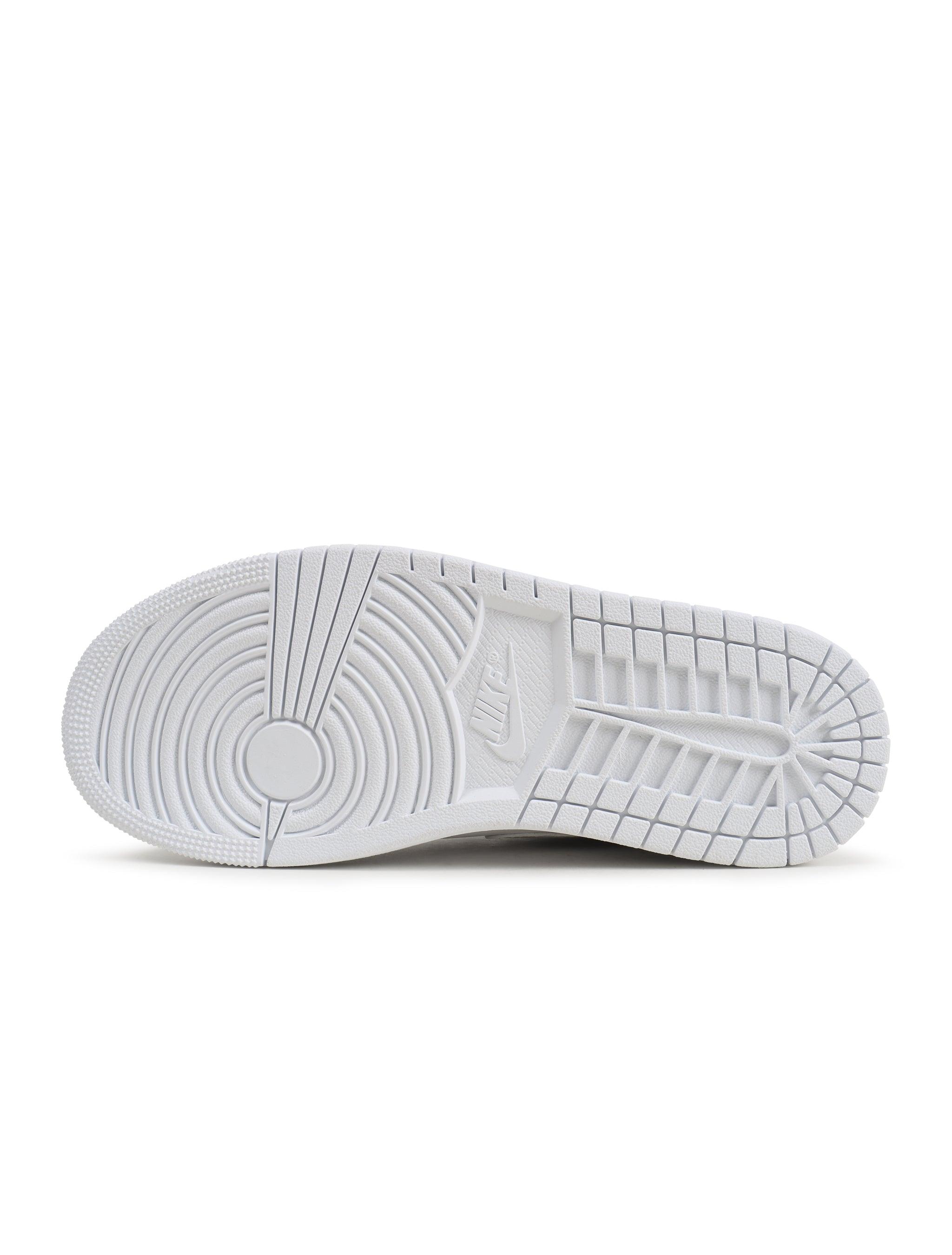 Air Jordan Homme 1 Mid - Triple Blanc