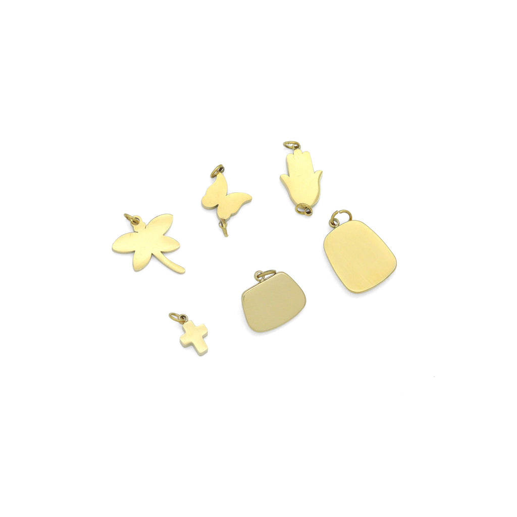 Mother of Pearl Dragonfly Butterfly Hamsa hand Connector charm, Purse Cross charm, Sku#LX896