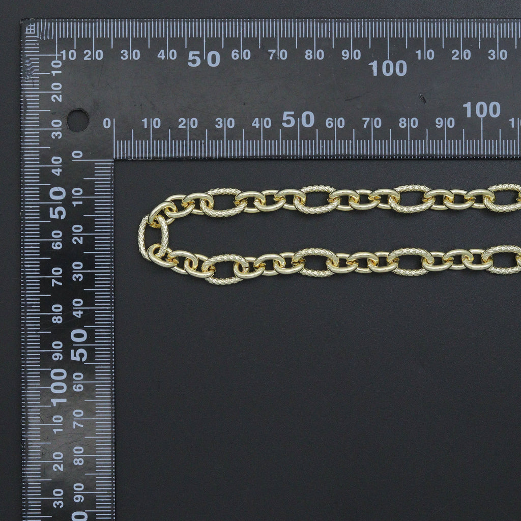 Wholesale Mixed Oval Link Chain by Yard, sku#LX914