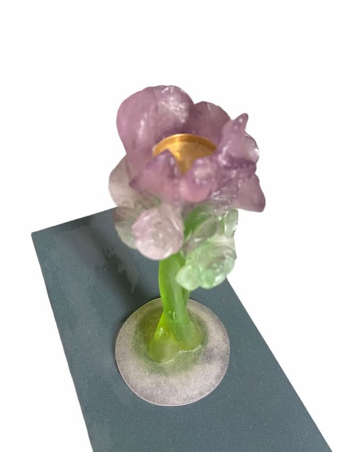 Bougeoir Daum Cristal Roses