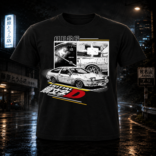 Initial D Manga AE86 T-Shirt