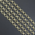 Wholesale Chunky Twisted Oval Link Chain by Yard, sku#LX902