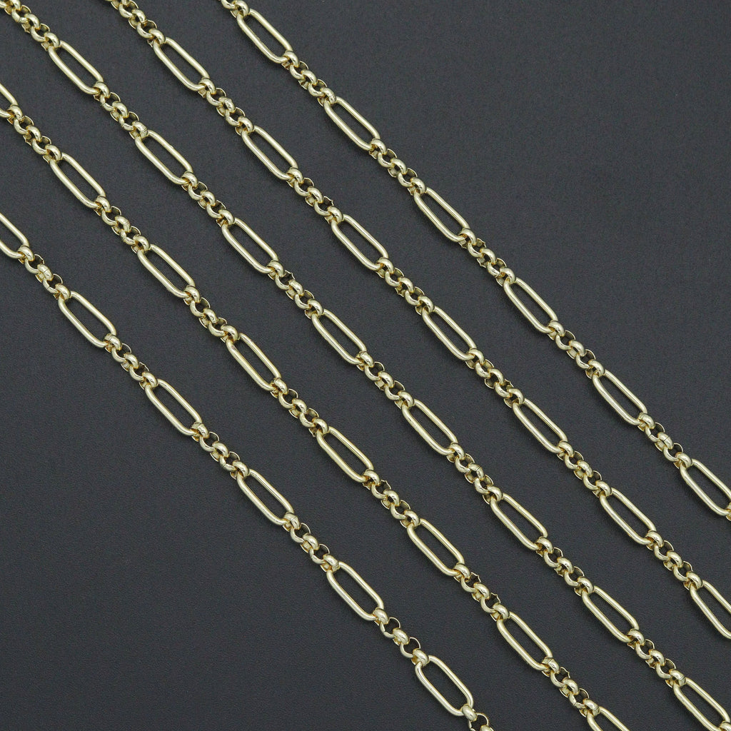 Wholesale Mixed Paperclip Chain By Yard, sku#LX909