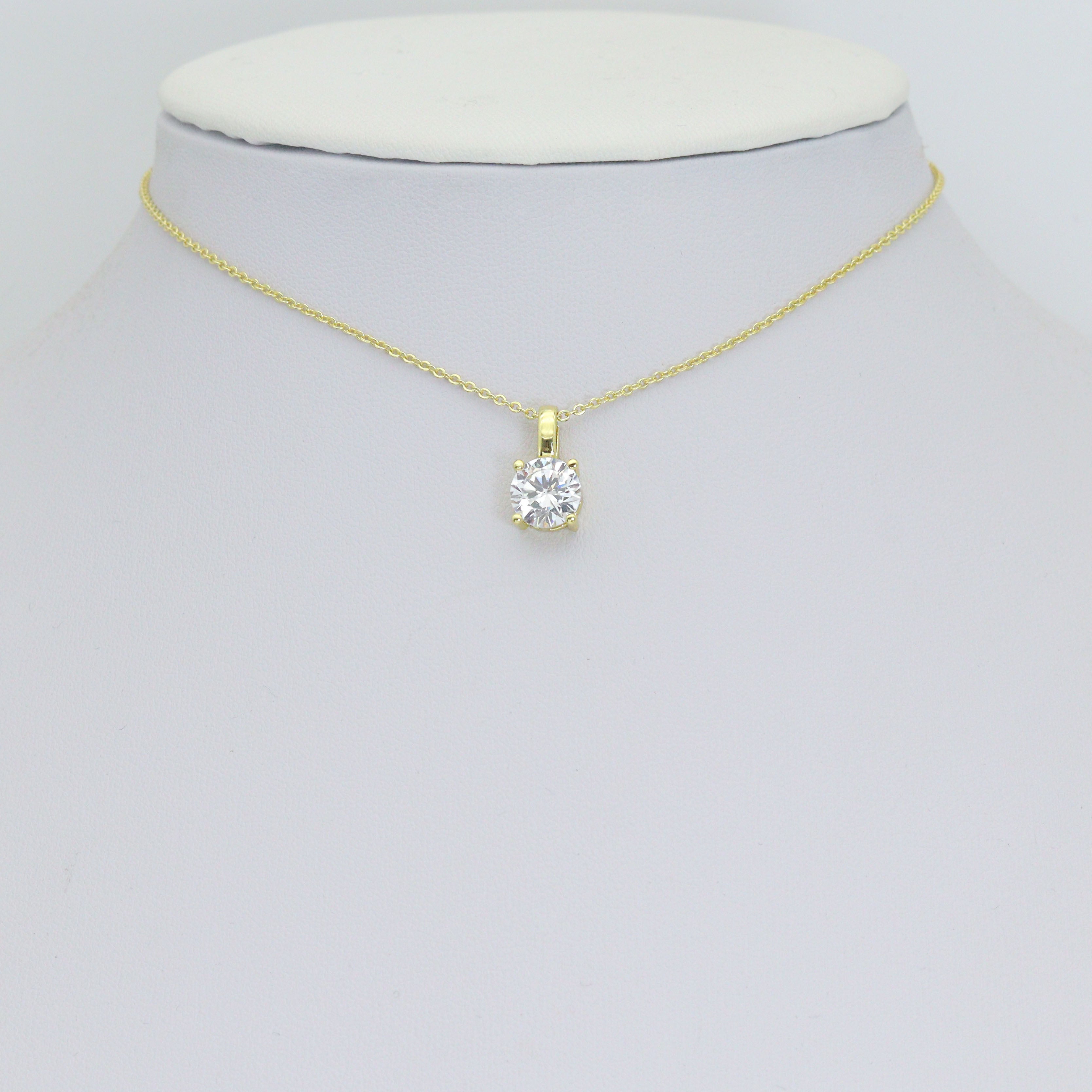 Gold Silver Clear Big Round CZ Pendant charm, Sku#LX937