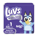 Couches Luvs Platinum Protection Taille 1, Paquet de 46