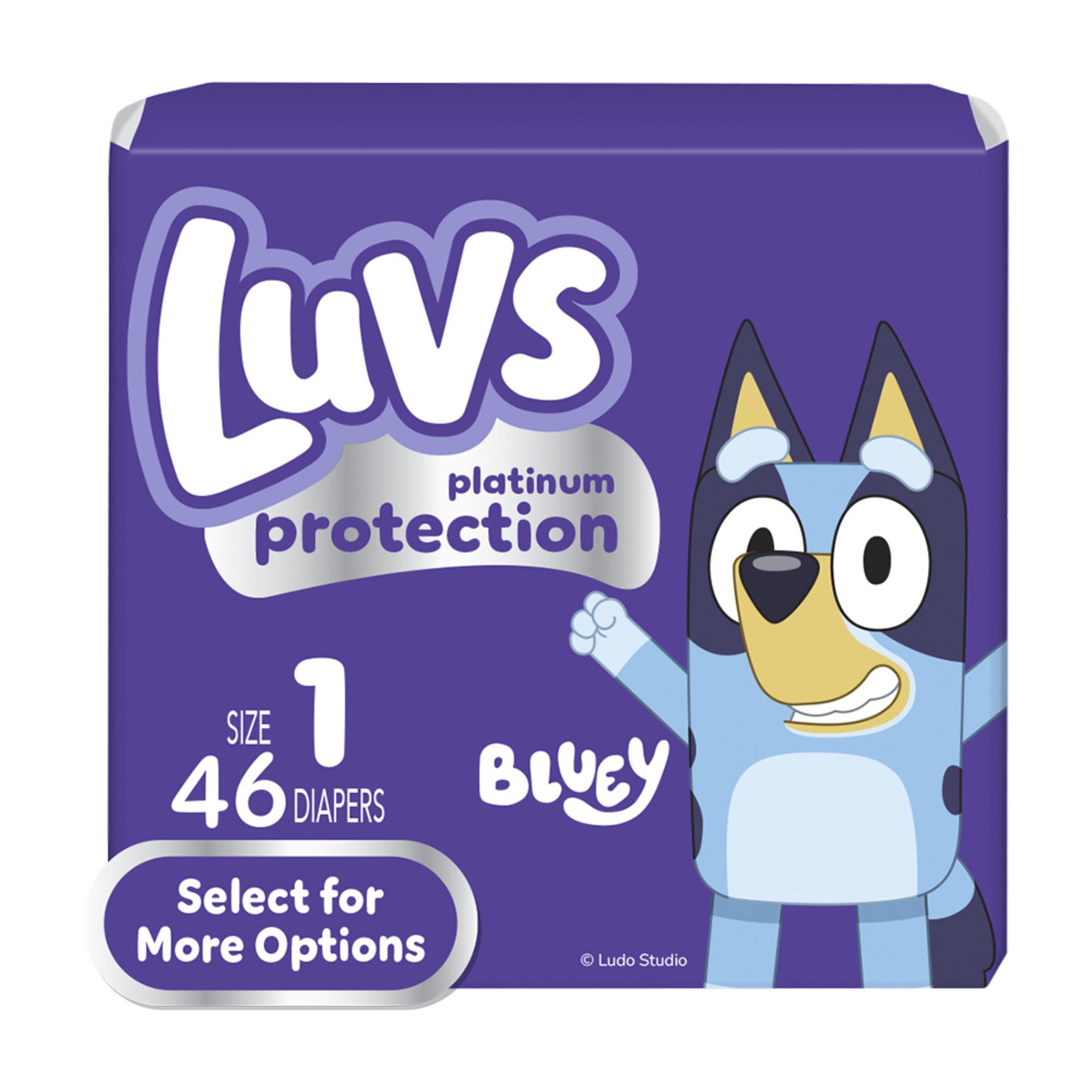 Couches Luvs Platinum Protection Taille 1, Paquet de 46