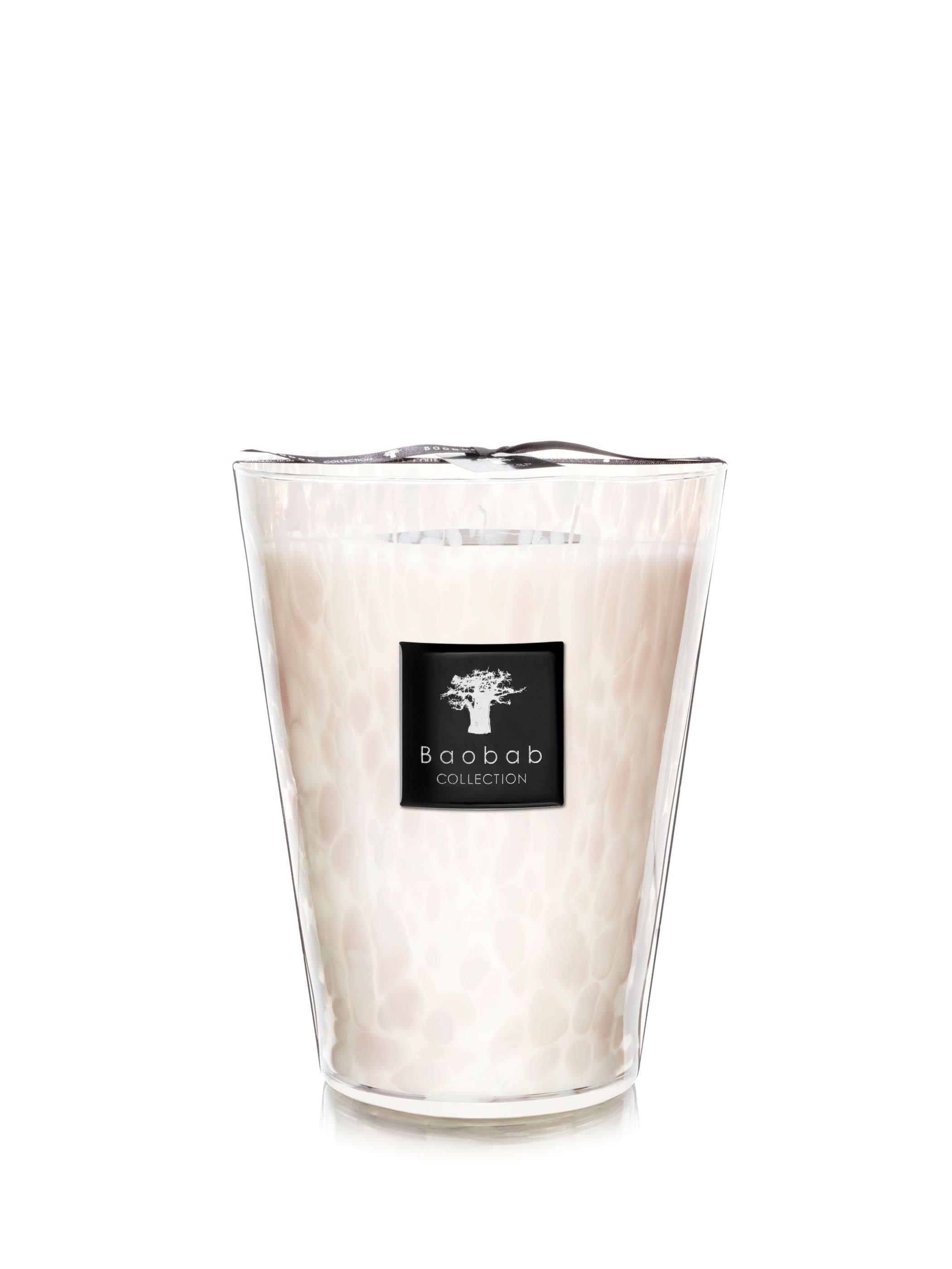 Baobab Collection White Pearls Max 24 Candle