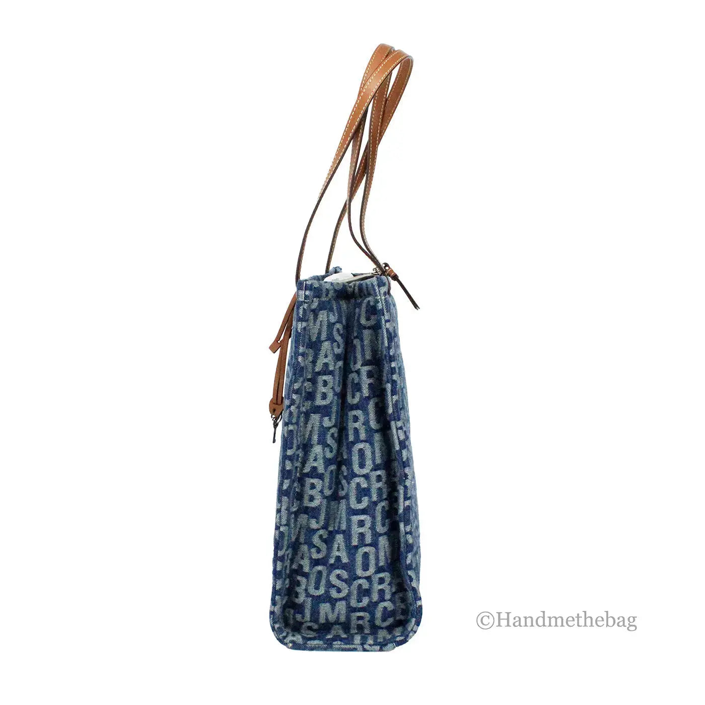 Marc Jacobs Le cabas en toile denim délavé The Washed Monogram Grind