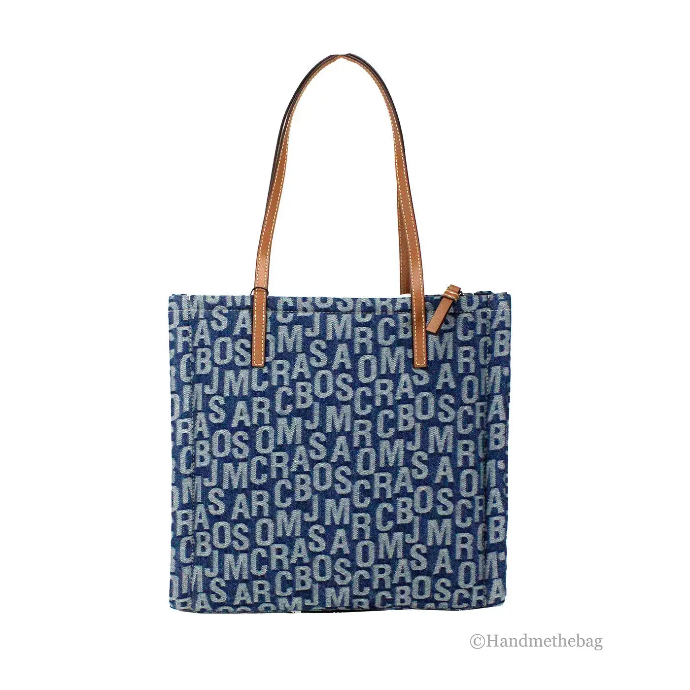 Marc Jacobs Le cabas en toile denim délavé The Washed Monogram Grind
