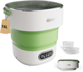 Mini Laundry Machine 16L — Foldable Portable Laundry Machine and Spinner for Baby Clothes, Underwear, Socks; Ideal for Travel, Dorms, Camping