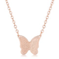 Breanne Stainless Steel Butterfly Necklace