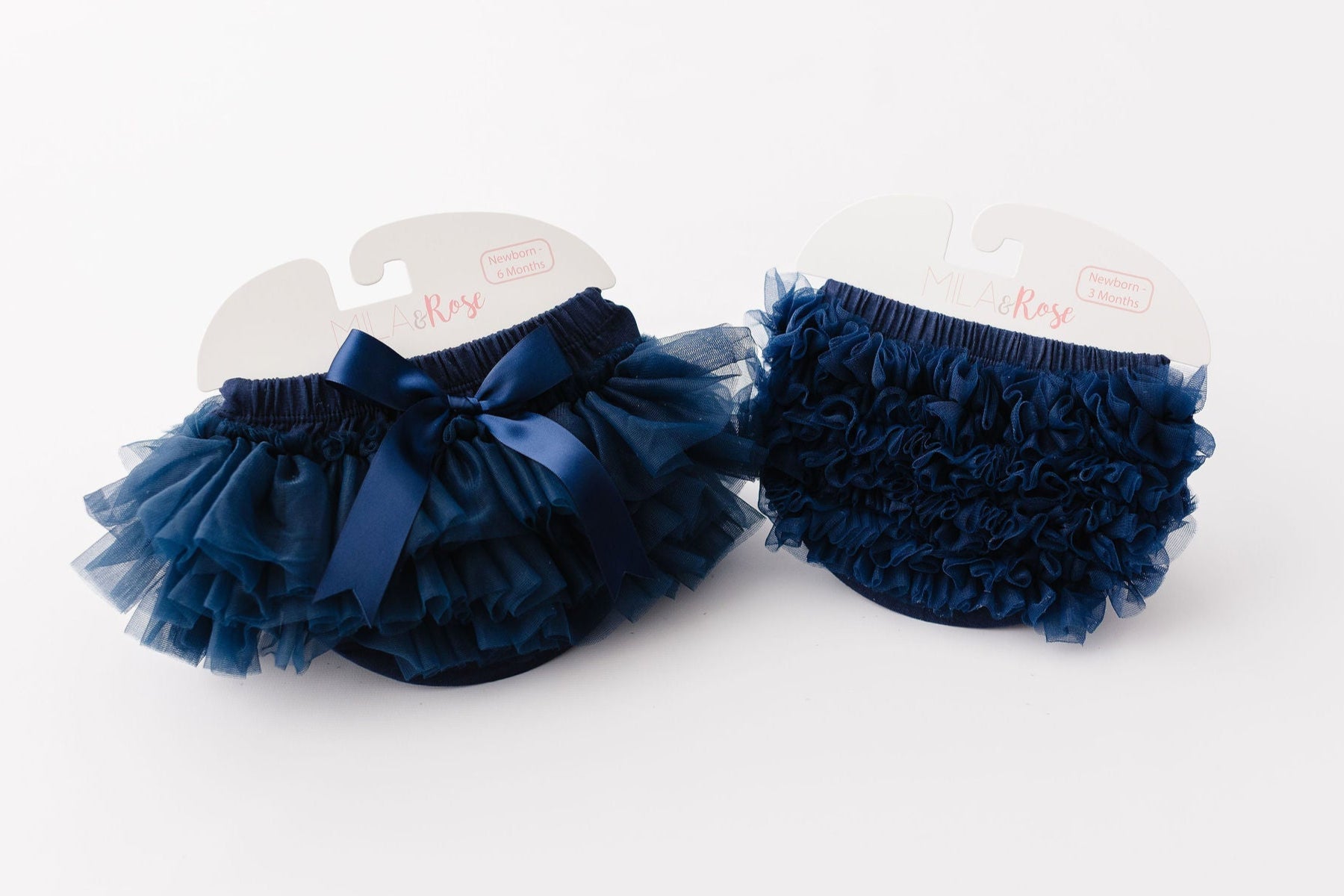 Bloomer tutu à volants bleu marine