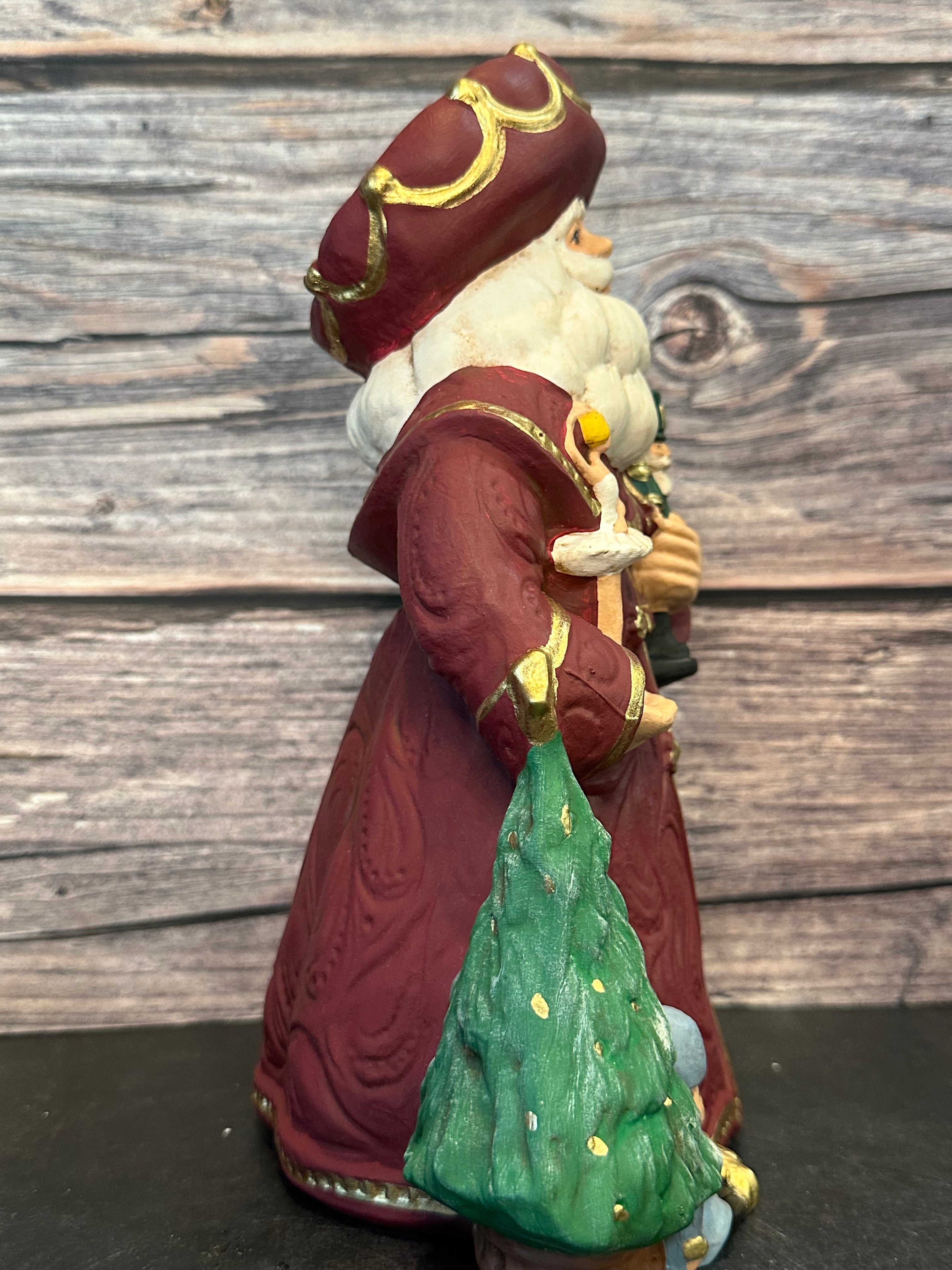 Ceramic Santa Nutcracker Themed