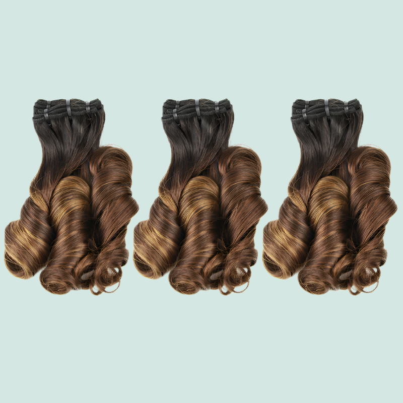 Cheveux Humains Brésiliens Funmi Printemps Bouclés Double Tirage 12A 4/30