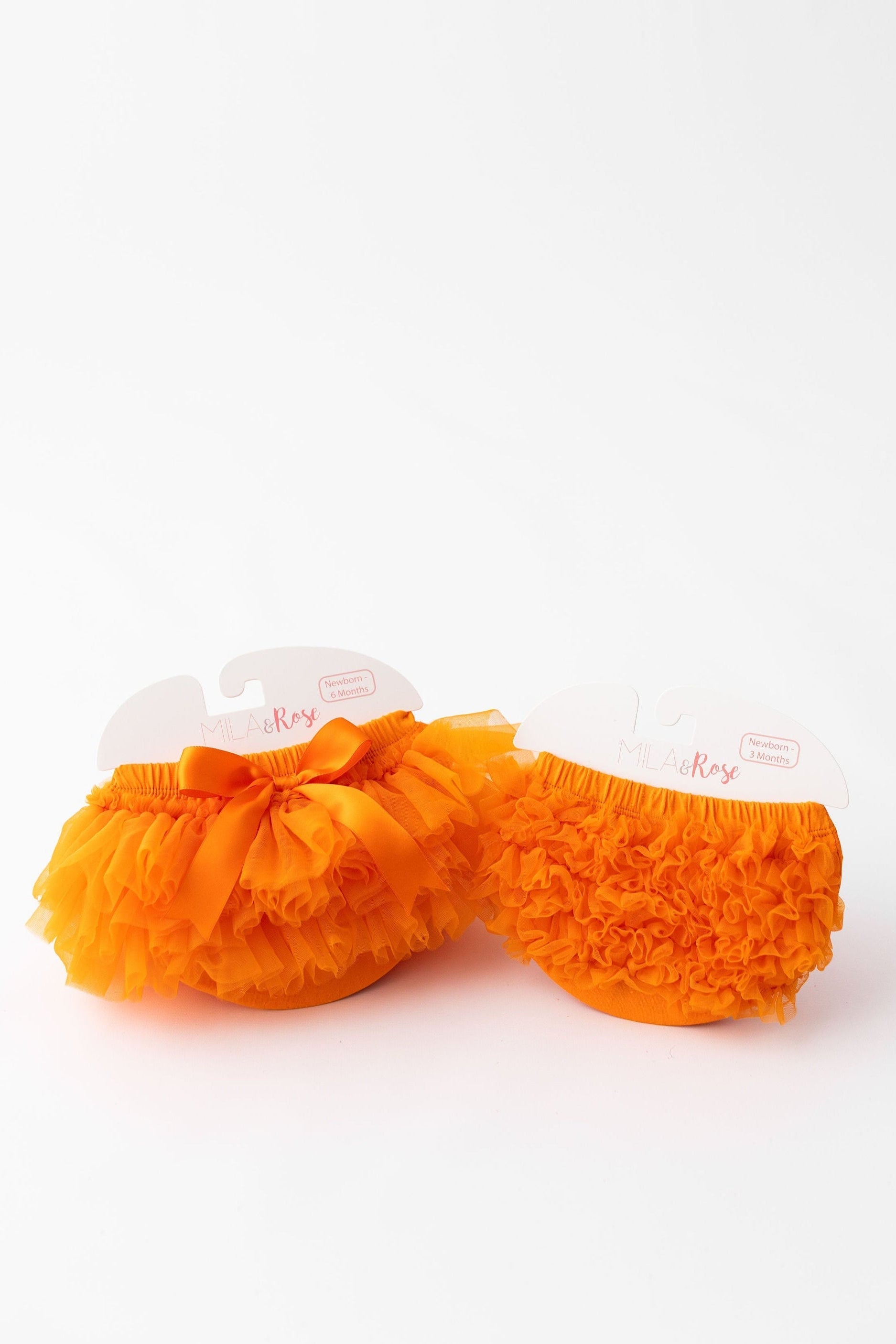 Bloomer tutu orange à volants