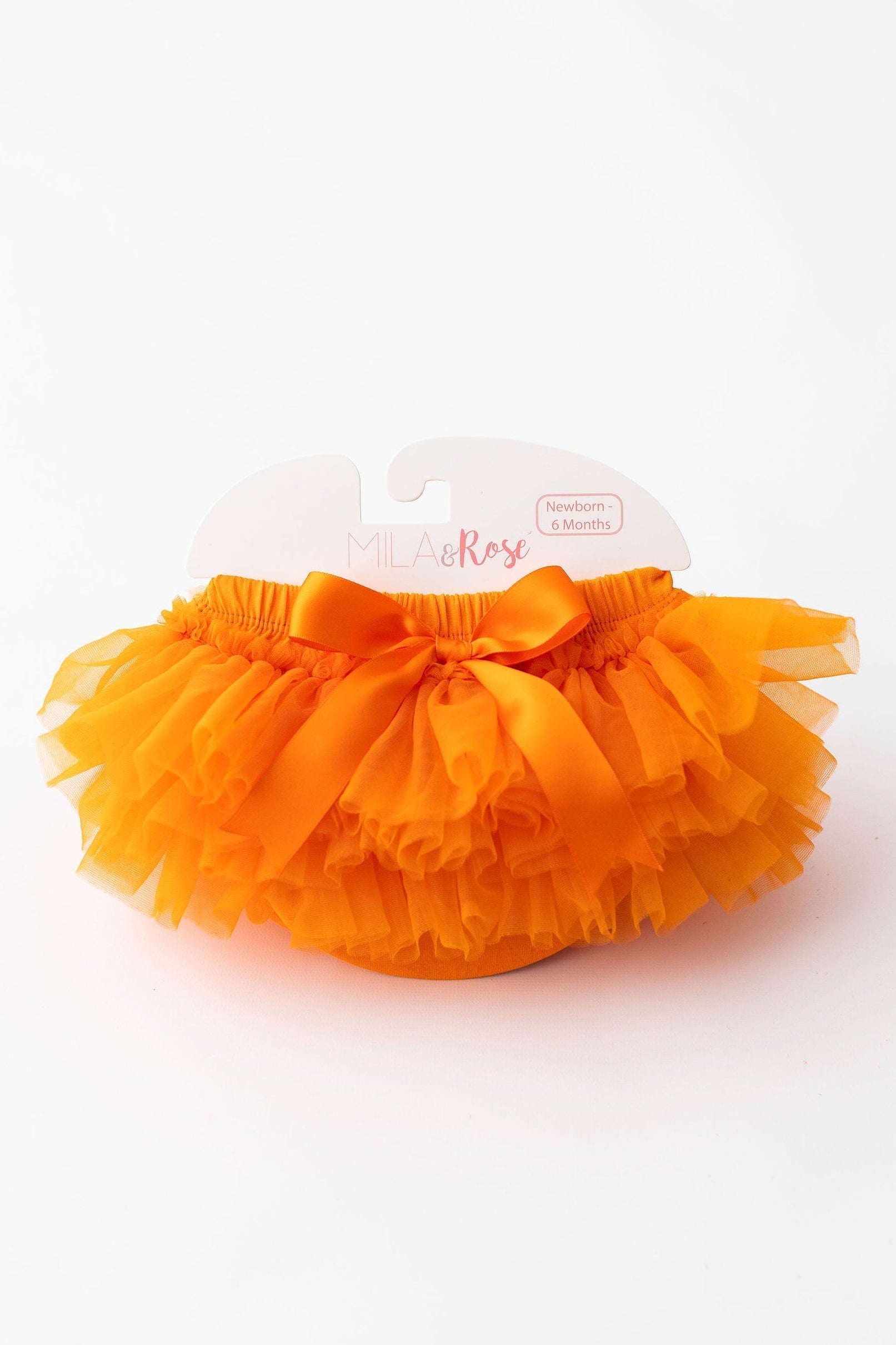 Bloomer tutu orange à volants