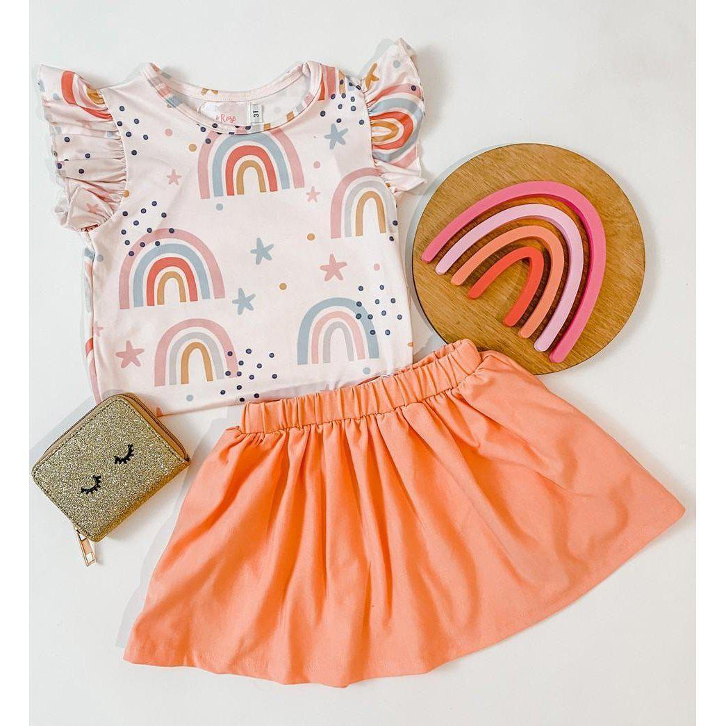 T-shirt à volants Over the Rainbow S/S