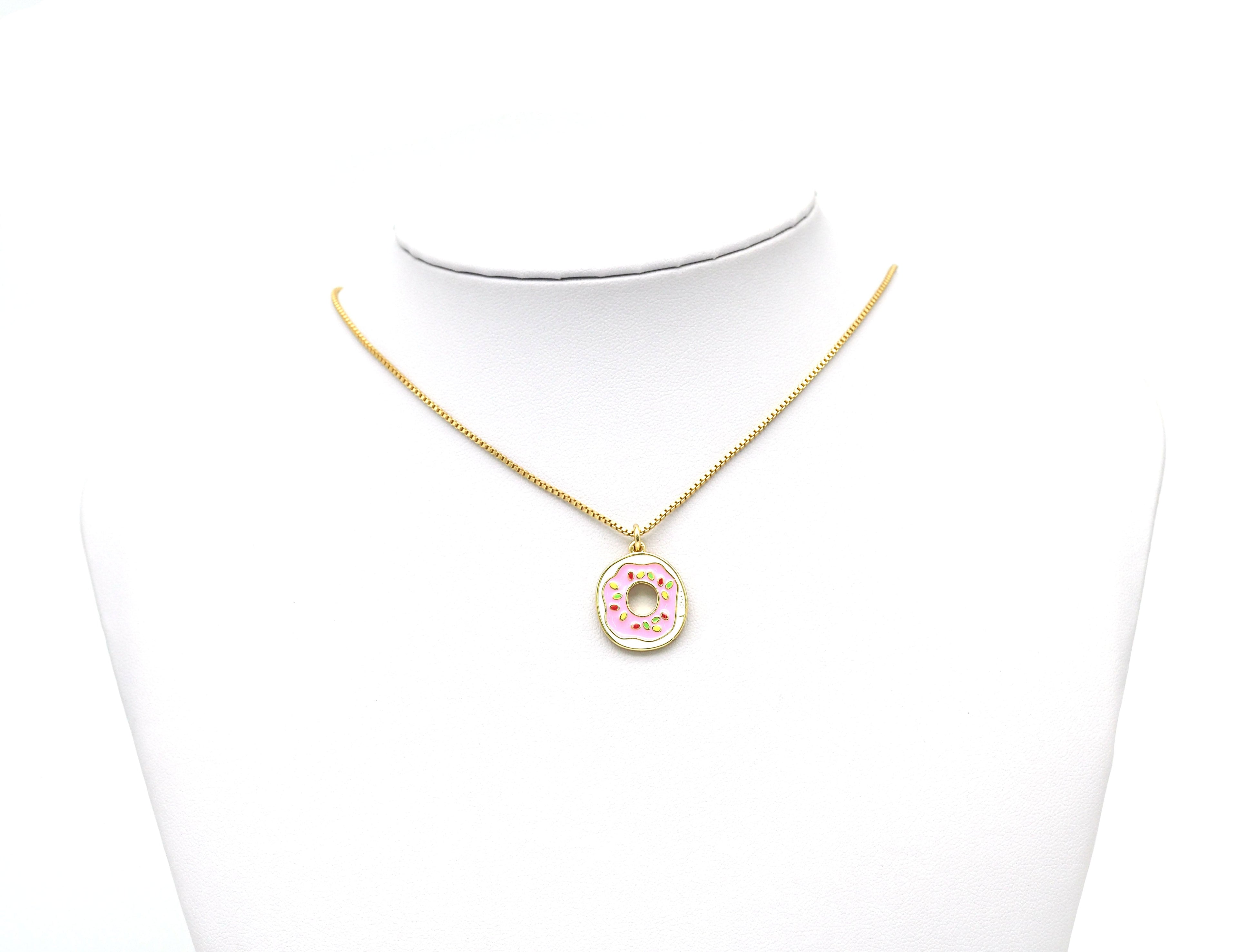 Enamel Donut Charm, Sku#LD187