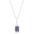 Classic Mystic Cubic Zirconia Drop Necklace