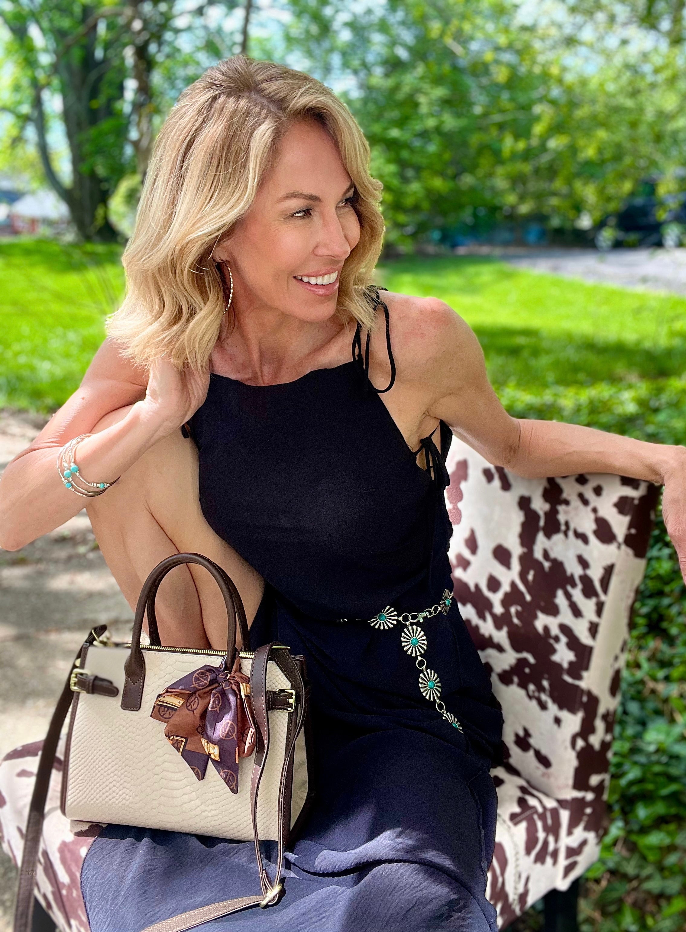 Sac à main Serpent Luxe en peau de serpent - Sac de travail élégant en cuir pour femmes stylées