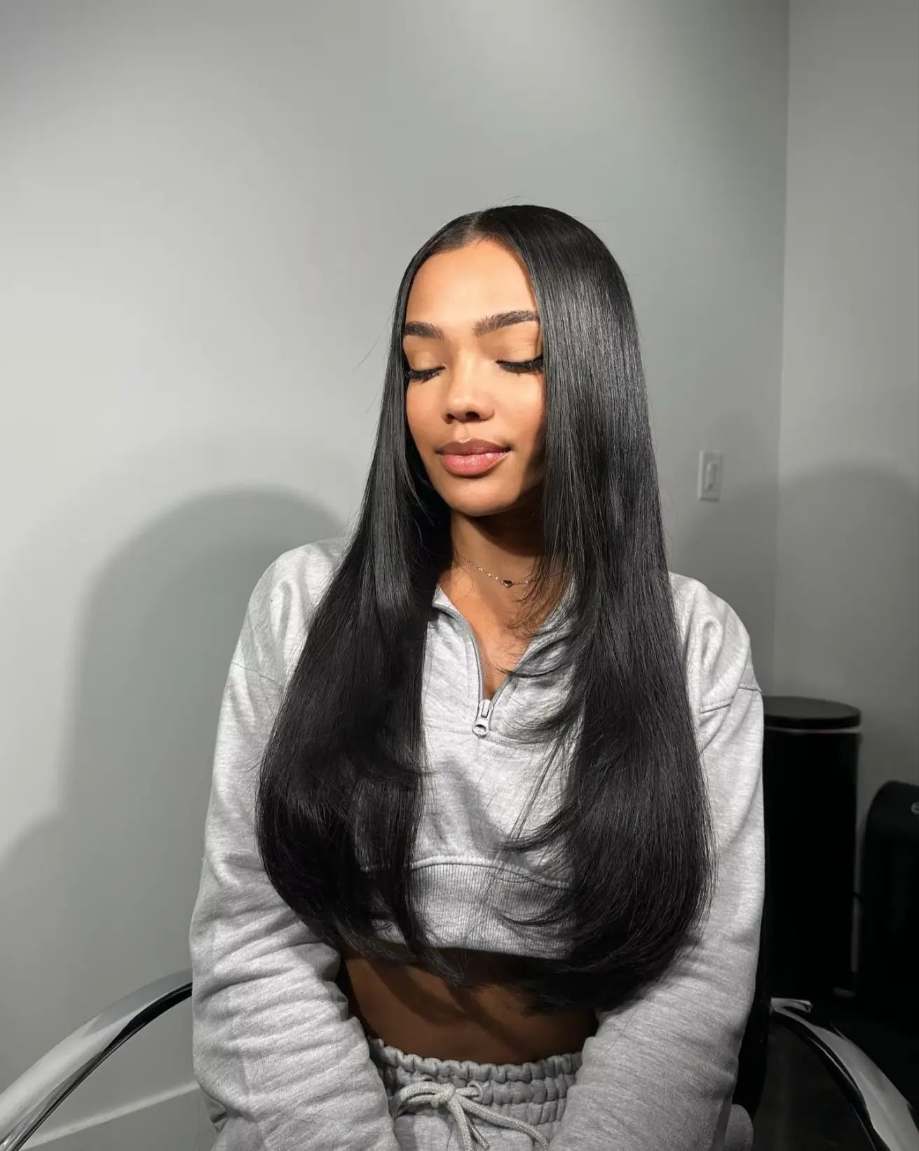 Pré-coupée | Sans colle | Lisse | Sans colle | Cheveux humains | Brésiliens | Prête à porter | Pré-épilée