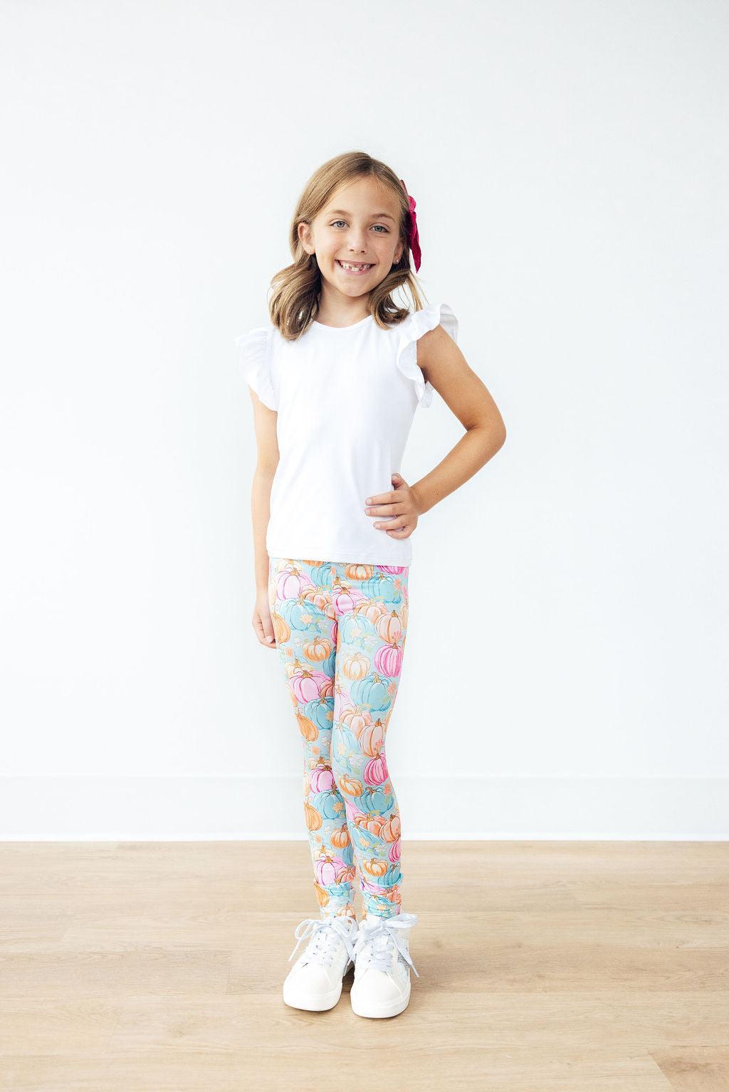 Leggings citrouilles preppy