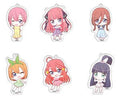 QUINTESSENT QUINTUPLETS ACRYLIC TRADING KEYCHAINS