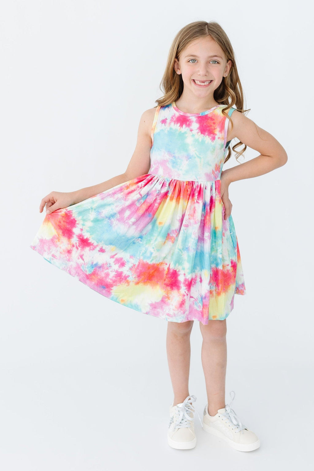 Robe Tourbillonnante Sans Manches Far Out