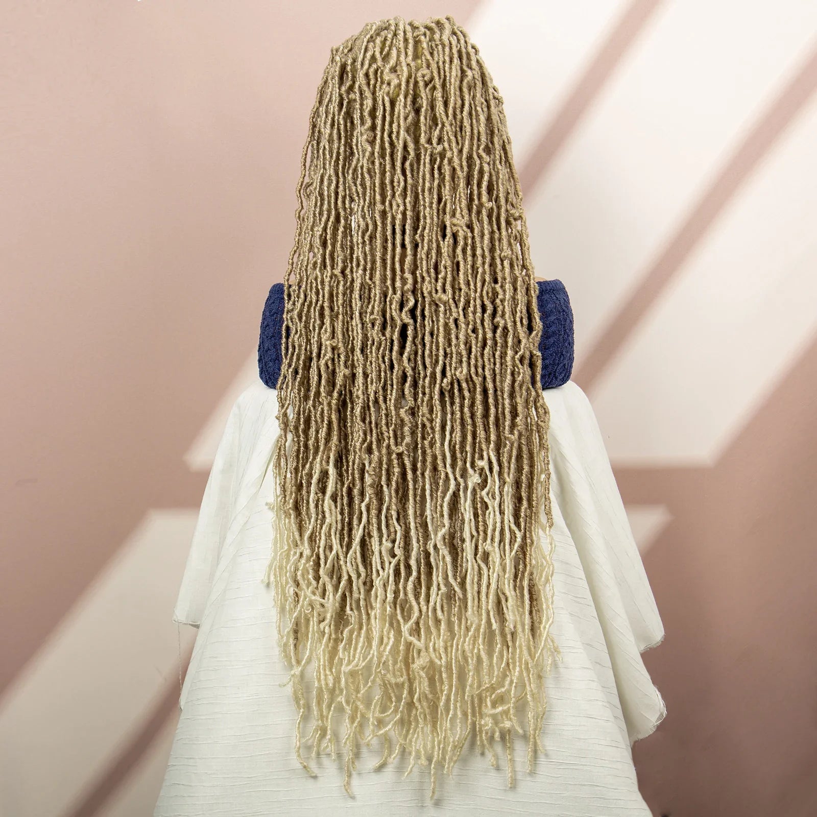 Red Box Braids Full Lace Wig | 36 Inches | Crochet Braids | Knotless | Kanekalon