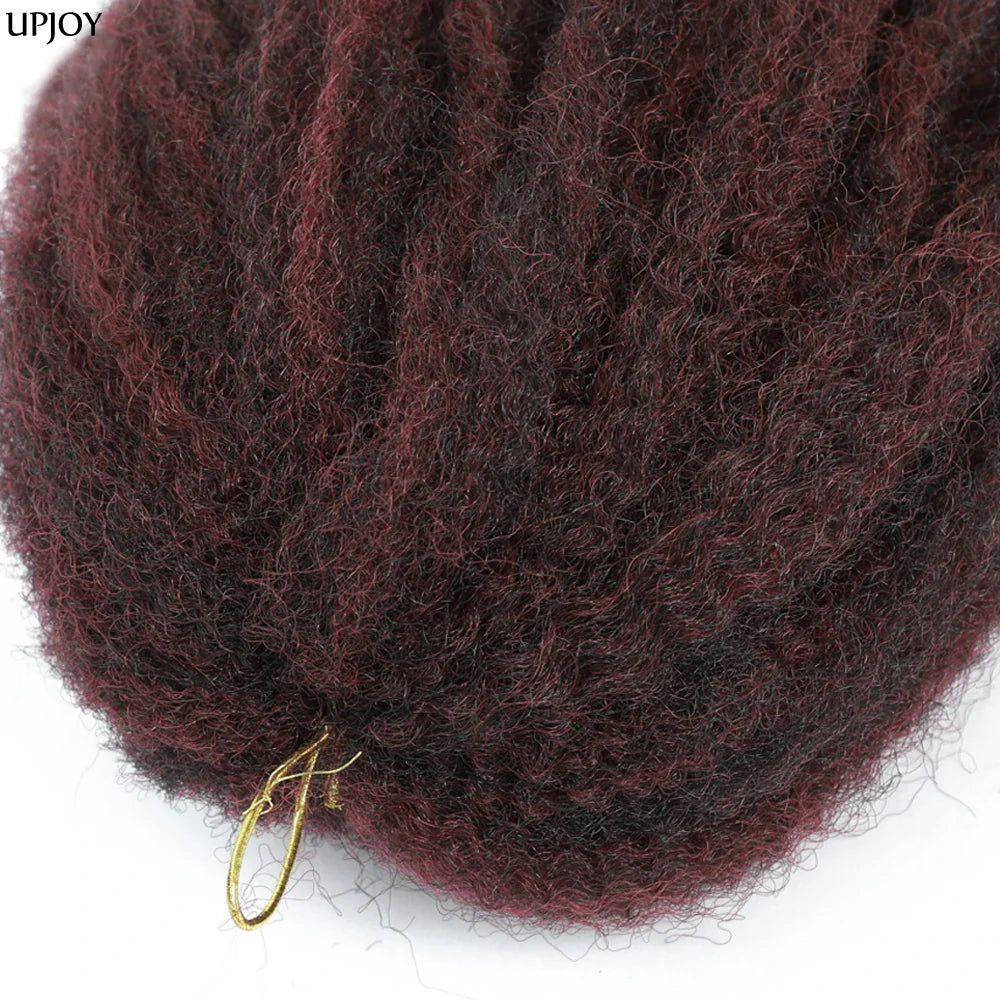 Cheveux à tresser Marley Twist 18" | Tresses au crochet | Extensions de cheveux crépus Afro Twist | Couleurs Ombré | 30 mèches/paquet