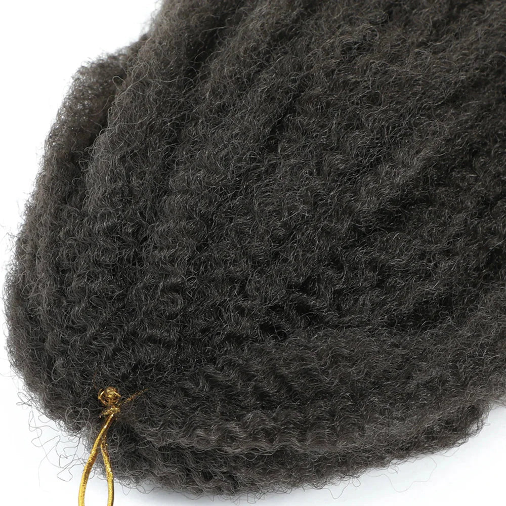 Cheveux à tresser Marley Twist 18" | Tresses au crochet | Extensions de cheveux crépus Afro Twist | Couleurs Ombré | 30 mèches/paquet
