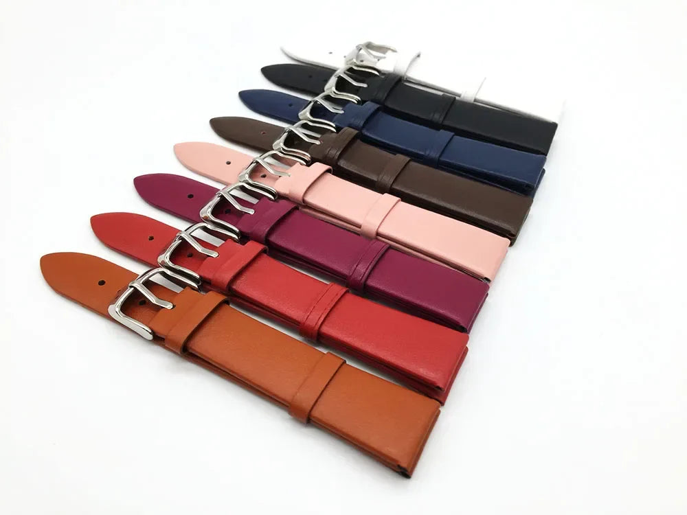 OnePlus Smartwatch Leather Band, Calf Leather Strap with Pin Buckle