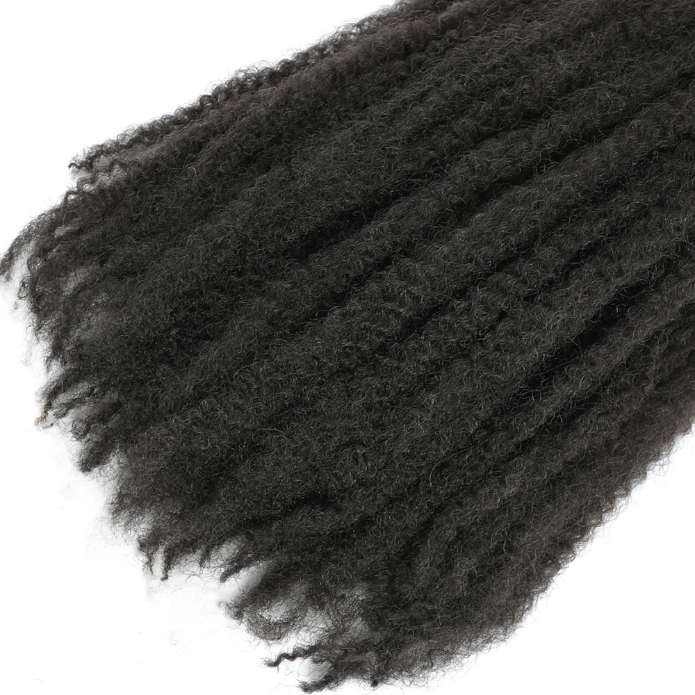 Cheveux à tresser Marley Twist 18" | Tresses au crochet | Extensions de cheveux crépus Afro Twist | Couleurs Ombré | 30 mèches/paquet
